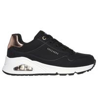 Skechers niña UNO Gen1 - Shimmer Away en Negro, talla 27.5