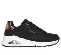 Skechers niña UNO Gen1 - Shimmer Away en Negro, talla 30