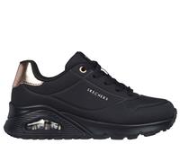 Skechers Uno Gen1 Shimmer Away, Zapatos deportivos Niñas, Black Synthetic/Black Trim, 33 EU