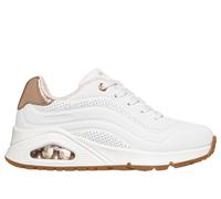 Skechers niña UNO Gen1 - Shimmer Wave en Blanca, talla 38