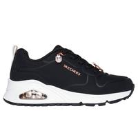 Skechers niña UNO Gen1 - Trendy Jewels en Negro/Oro Rosa, talla 37