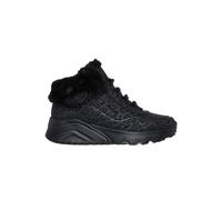 Skechers Niña UNO LITE Botines Invierno Deportivos Con Cordones Negro Leopardo