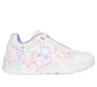 Skechers niña UNO Lite - My Drip en Blanco, talla 28.5