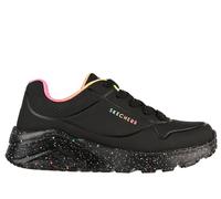 Skechers UNO LITE RAINBOW SPECKLE, sneakers,sports shoes para Niñas, Black Pu/Multi Rainbow Trim, 34 EU