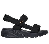 Skechers niña UNO Lite Sandal - Sunny Stand en Negro/Oro Rosa, talla 32