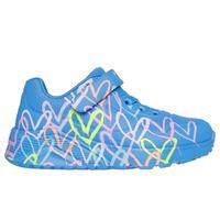 Skechers niña x JGoldcrown: UNO Lite - Love Levitate en Azul, talla 27