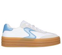 Skechers niña Zinger Lift - Homecoming Star en Blanco/Azul, talla 36