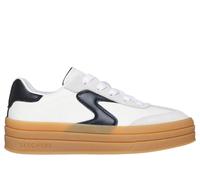 Skechers niña Zinger Lift - Homecoming Star en Blanco/Negro, talla 36