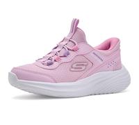 Skechers Niñas Bounder Pro Step One Zapatillas, Light Pink Synthetic/Textile Trim, 31 EU