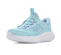 Skechers Niñas Bounder Pro Step One Zapatillas, Mint Synthetic/Textile Trim, 29 EU