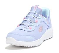 Skechers Niñas Bounder Simple Cute Slip-In ENTRENADOR, Lavender Synthetic/Trim, 28.5 EU