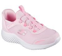 Skechers Niñas Bounder Simple Cute Slip-In Entrenador, Light Pink Synthetic/Trim, 37.5 EU