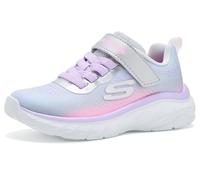 Skechers Niñas Boundless Color Blitz Zapatillas Deportivas, Gray Textile Multi Trim, 30 EU