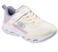 Skechers Niñas Glide-Step Aero Sneaker, Natural, 27 EU