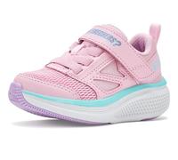 Skechers Niñas GO Run Elevate 2.0 Where's MY Skechers Zapatilla de Deporte, Light Pink Textile/Synthetic, 25 EU
