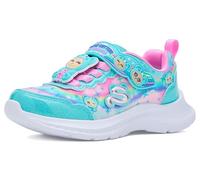 Skechers Niñas Jumpsters Cutie Critters Zapatillas Deportivas, Turquoise Textile Multi Synthetic, 29 EU
