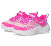 Skechers Niñas MICROSPEC Advance Oasis Point Sneaker, Pink, 22 EU