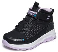 Skechers Niñas Storm Blazer Artic Mass Zapatillas Deportivas, Black Synthetic Textile Lavender Trim, 33 EU