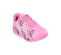 Skechers Niñas Street JGoldcrown Uno Lite Metallic Love Zapatilla 314067L Rosa