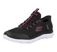 Skechers Niñas Summits 303919L Zapatillas, Black Mesh/Trim, 35.5 EU