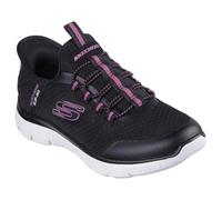 Skechers Niñas Summits 303919L Zapatillas, Black Mesh/Trim, 35 EU