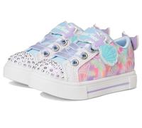 Skechers Niñas Twinkle Sparks Underwater Magic Sneaker, White/Multi, 21 EU