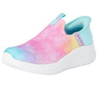 Skechers Niñas Ultra Flex 3.0 Pastel Clouds Slip-In ENTRENADOR, Multi Mesh/Trim, 33.5 EU
