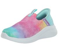 Skechers Niñas Ultra Flex 3.0 Pastel Clouds Slip-In ENTRENADOR, Multi Mesh/Trim, 34 EU