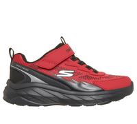Skechers niño Boundless - Strike Flow en Rojo/Negro, talla 28.5