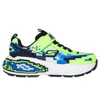 Skechers niño Mega-Craft 4K en Lima/Negro, talla 33.5