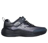 Skechers niño Microspec Advance en Negro/Plata, talla 32