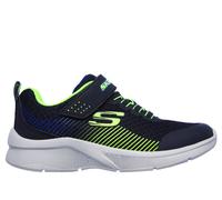 Skechers niño Microspec - Gorza en Navy/Lima, talla 33.5