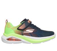 Skechers niño Microspec Max Velocity en Navy/Lima, talla 31
