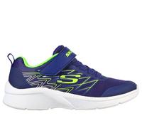 Skechers niño Microspec - Texlor en Navy/Lima, talla 27.5