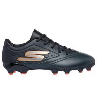 Skechers niño Razor 1.5 Jr Youth FG en Negro/Naranja, talla 33.5