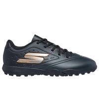 Skechers niño Razor 1.5 Jr Youth TF en Negro/Naranja, talla 33.5