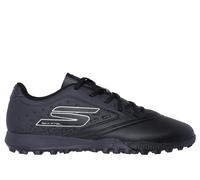 Skechers niño Razor 1.5 Jr Youth TF en Negro/Plata, talla 33