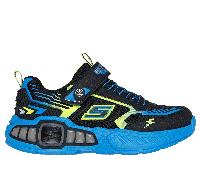 Skechers niño S-Lights: Light Storm 3.0 en Negro/Lima, talla 34