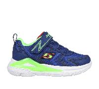 Skechers niño S Lights: Tri-Namics en Navy/Lima, talla 33.5