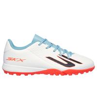 Skechers niño SKX_2 Jr Youth TF en Blanco/Turquesa, talla 33.5