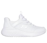 Skechers niño Slip-ins: Bounder - Brisk-Burst en Blanca, talla 34