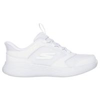 Skechers niño Slip-ins: GO RUN 400 V.2 - Turbo-Brisk en Blanca, talla 30