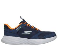 Skechers niño Slip-ins: GO RUN 400 V.2 - Turbo-Brisk en Navy/Naranja, talla 27
