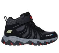 Skechers niño Waterproof: Rugged Ranger - Storm Trail en Negro/Rojo, talla 31