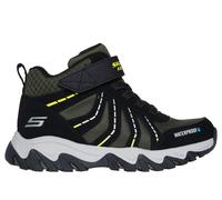 Skechers niño Waterproof: Rugged Ranger - Storm Trail en Negro/Verde, talla 31