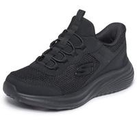 Skechers Niños Bounder Pro Slip-In Entrenador, Black Synthetic Black Textile Trim, 33 EU