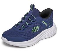 Skechers Niños Bounder Pro Slip-In Entrenador, Navy, 29 EU