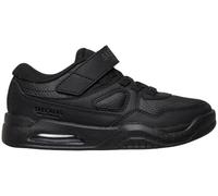 Skechers Niños Court Tech Zapatillas Deportivas, Black Synthetic, 36 EU