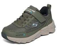 Skechers Niños Elite Sport Tread Aquavek Zapatillas Deportivas, Olive Synthetic Textile Silver & Black Trim, 29 EU
