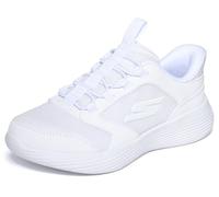 Skechers Niños Go Run 400 V2 Turbo-Brisk Slip-In Entrenador, White, 28.5 EU